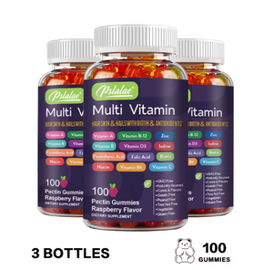 Multivitamin Gummies - with Vitamins and Minerals - Enhances Energy Levels, Immune Support, Antioxidant