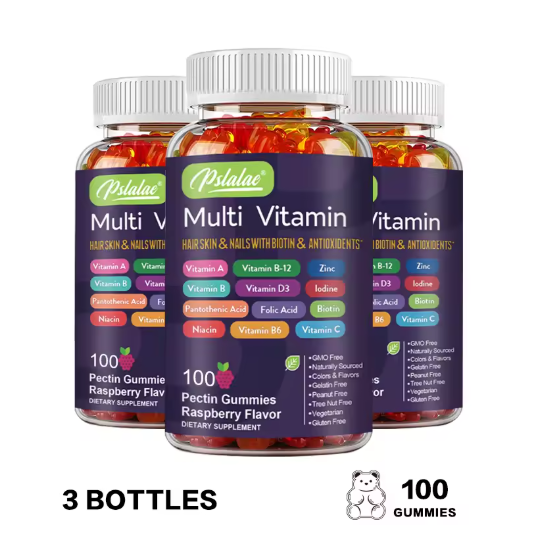 Multivitamin Gummies - with Vitamins and Minerals - Enhances Energy Levels, Immune Support, Antioxidant