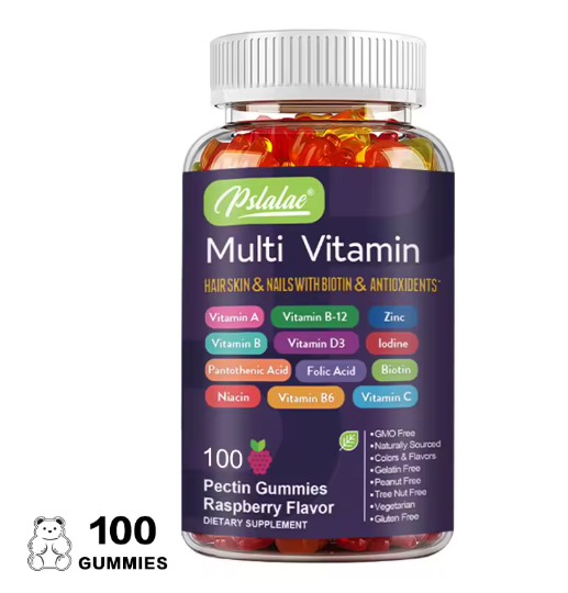 Multivitamin Gummies - with Vitamins and Minerals - Enhances Energy Levels, Immune Support, Antioxidant