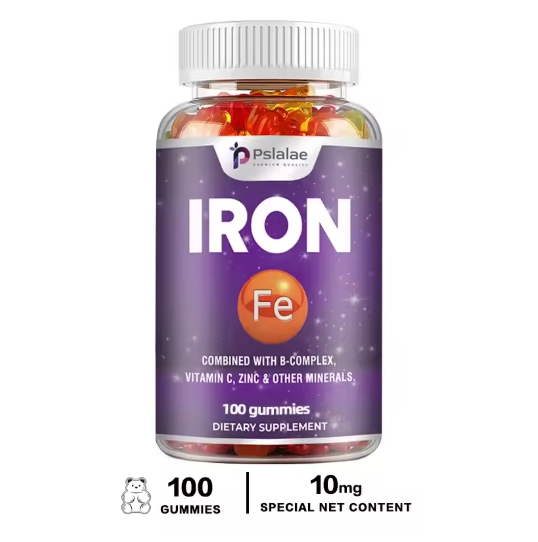 Iron Gummies - Containing Vitamin C for Immune Support of Red Blood Cell Production