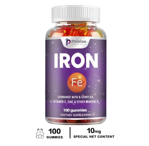 Iron Gummies - Supports Red Blood Cell Energy Levels, Promotes Blood Circulation, and Enhances Immunity