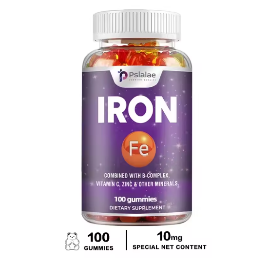 Iron Gummies - Supports Red Blood Cell Energy Levels, Promotes Blood Circulation, and Enhances Immunity