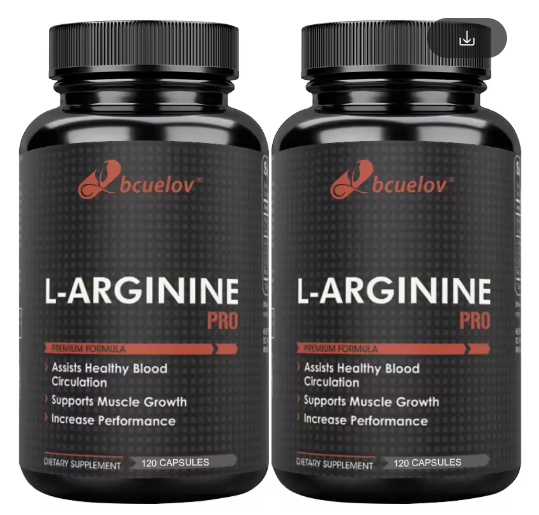 L-Arginine + L-Citrulline - Nitric Oxide Supplement to Help Enhance Muscle Building and Performance, Energy Boost