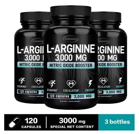 L-Arginine 3000mg - Enhance Performance, Endurance, Lean Muscle, and Improve Men's Health