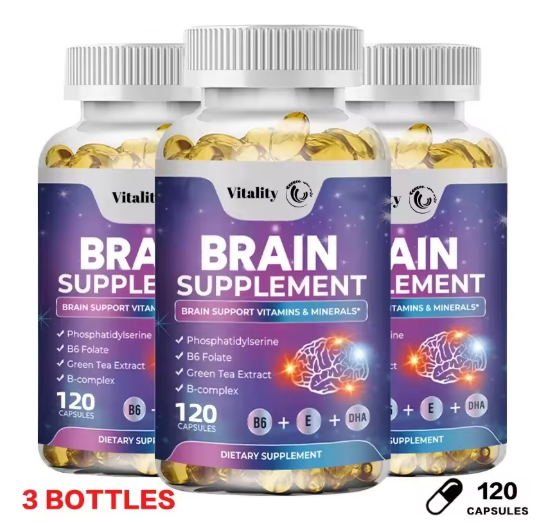 Brain Supplement - Contains Multivitamin And Mineral Extracts To Improve Memory