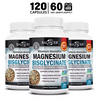 Magnesium Bisglycinate 400 Mg - 120 Vegetarian Capsules - Supports Muscle, Joint and Heart Health