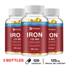 Pslalae Iron Supplement 125 Mg - Promotes Red Blood Cell Formation, Metabolism