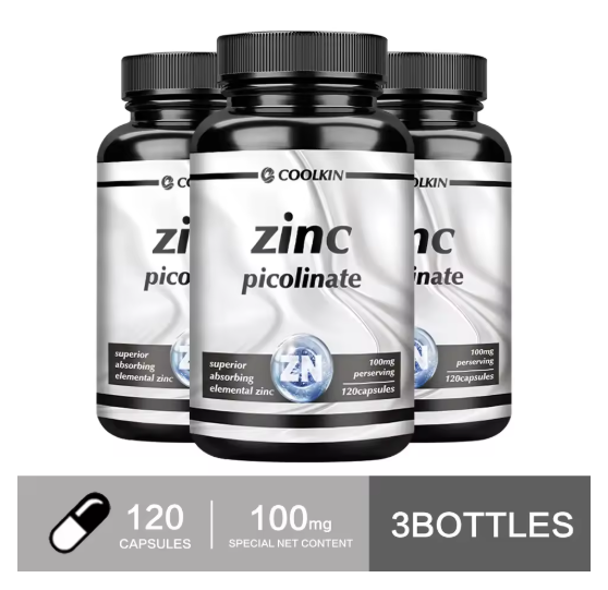 Zinc Picolinate Capsules - Boosts Immune Support, Sleep & Energy