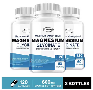 Magnesium Glycinate - Improve Cardiovascular Health, Reduce Stress, and Promote Healthy Sleep, Muscle Growth