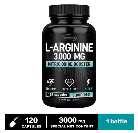 L-Arginine 3000mg - Enhance Performance, Endurance, Lean Muscle, and Improve Men's Health