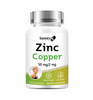 Zinc and Copper Dietary Supplement, 120 Capsules, Mineral and Antioxidant Supplement, Immunity and Mood, Supports Skin Health