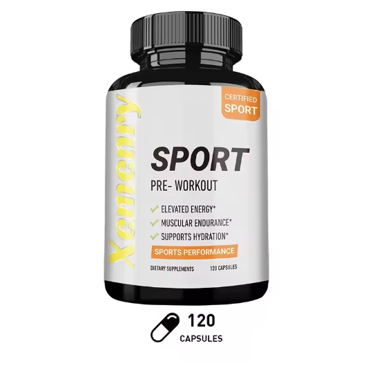Sport Pre Workout Supplement - Build Muscle and Strength, Improve Exercise Performance, and Promote Recovery After Exercise