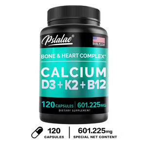 4-in-1 Calcium Supplement for Women and Men Bone and Heart Complex with Vitamin D3 K2, Calcium Supplement + Vitamin Calcium