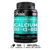 4-in-1 Calcium Supplement for Women and Men Bone and Heart Complex with Vitamin D3 K2, Calcium Supplement + Vitamin Calcium