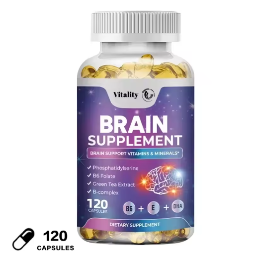 Brain Supplement - Contains Multivitamin And Mineral Extracts To Improve Memory