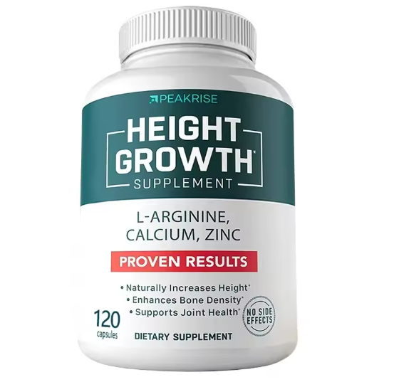 Natural Height Growth Maximizer for Kids, Teens and Adults Zinc and Calcium Increase Peak Height Supplement Bone Strength