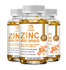 Zinc Capsules Support The Body's Immune Defense, Ultra Absorbable, Non-GMO, Gluten-Free, 120 Vegetarian Capsules