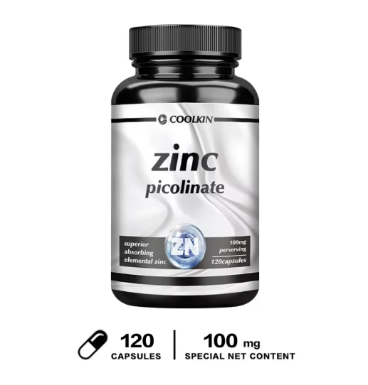 Zinc Picolinate Capsules - Boosts Immune Support, Sleep & Energy