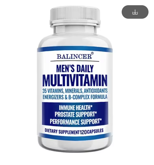 Multivitamin Supplement for Men – Provides Cognitive Brain Health, Energy and Stamina, and Muscle Mass