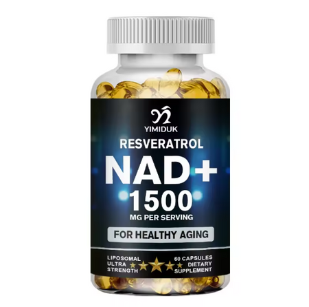 Yimiduk NAD Supplements, Supplements with Resveratrol + Vitamin B3, Nad Plus Boost Supplements - Supports Cellular Health