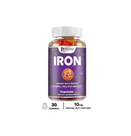 Iron Gummies - Supports Red Blood Cell Energy Levels, Promotes Blood Circulation, and Enhances Immunity