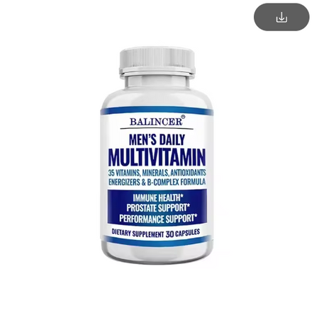 Multivitamin Supplement for Men – Provides Cognitive Brain Health, Energy and Stamina, and Muscle Mass