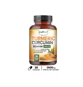 Curcumin Capsules, Natural Joint Support with Black Pepper - Relieve Joint Pain