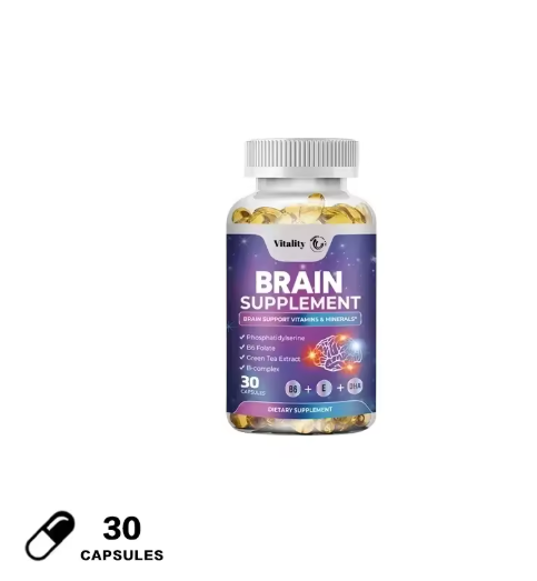 Brain Supplement - Contains Multivitamin And Mineral Extracts To Improve Memory