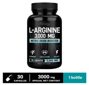 L-Arginine 3000mg - Enhance Performance, Endurance, Lean Muscle, and Improve Men's Health