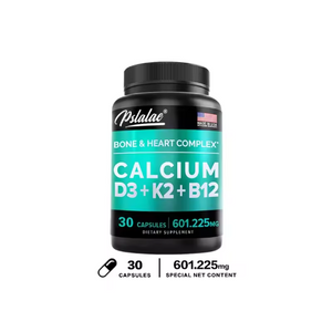 4-in-1 Calcium Supplement for Women and Men Bone and Heart Complex with Vitamin D3 K2, Calcium Supplement + Vitamin Calcium