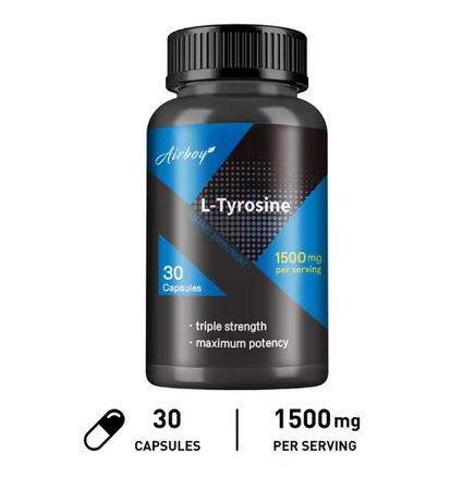 L-Tyrosine - Improves Memory, Supports Cognitive Function, Brain Health