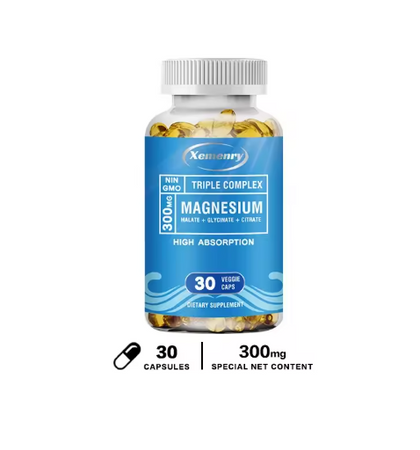 Triple Magnesium Complex - Contains Glycine, Malic Acid and Magnesium Citrate