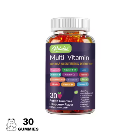 Multivitamin Gummies - with Vitamins and Minerals - Enhances Energy Levels, Immune Support, Antioxidant