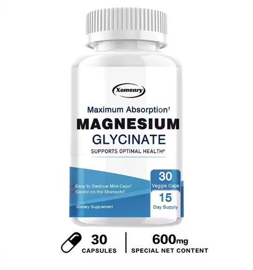 Magnesium Glycinate - Improve Cardiovascular Health, Reduce Stress, and Promote Healthy Sleep, Muscle Growth