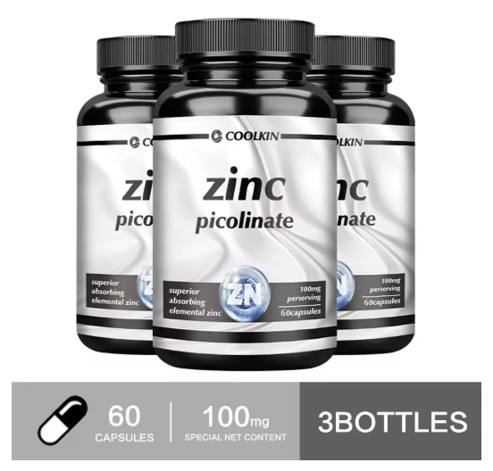 Zinc Picolinate Capsules - Boosts Immune Support, Sleep & Energy