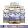 Magnesium Citrate Capsules 1000mg - Dietary Supplement for Muscle, Nerve, Bone and Heart Support - Gluten Free, Non-GMO