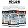 Magnesium Bisglycinate 400 Mg - 120 Vegetarian Capsules - Supports Muscle, Joint and Heart Health