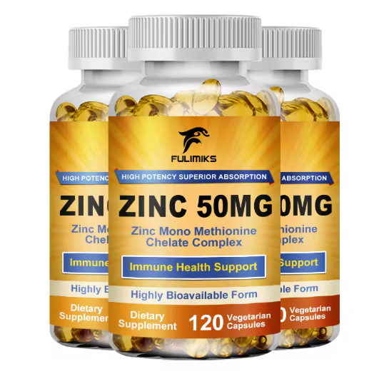 Zinc Capsules, Ultra Absorbable, Non-GMO, Gluten Free, 120 Vegetarian Capsules