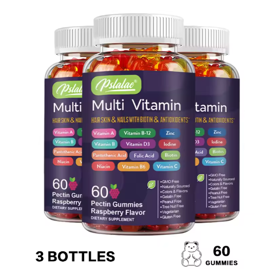 Multivitamin Gummies - with Vitamins and Minerals - Enhances Energy Levels, Immune Support, Antioxidant