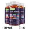 Multivitamin Gummies - with Vitamins and Minerals - Enhances Energy Levels, Immune Support, Antioxidant