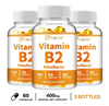 Vitamin B2 Capsules 400mg - Energy, Skin, Nervous System Support - Gluten-Free, Non-GMO