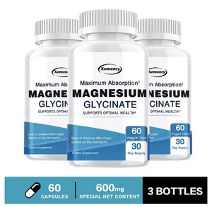 Magnesium Glycinate - Improve Cardiovascular Health, Reduce Stress, and Promote Healthy Sleep, Muscle Growth