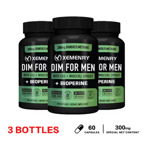 DIM FOR MEN CDG + Broccoli Sprouts + BIOPERINE - Fitness Supplement for Muscle Growth