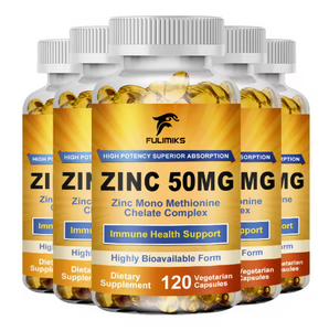 Zinc Capsules, Ultra Absorbable, Non-GMO, Gluten Free, 120 Vegetarian Capsules