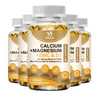 Calcium Magnesium Zinc Capsules, with Vitamin D3 for Strong Bones Teeth Heart Nerve Increase Immune System Function Supplement