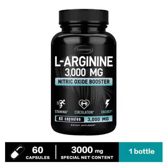L-Arginine 3000mg - Enhance Performance, Endurance, Lean Muscle, and Improve Men's Health