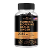 Turmeric 2360 Mg with Garlic Curcumin Black Pepper for Better Absorption, Joint Flexibility, Digestion, 120 Veggie Capsules