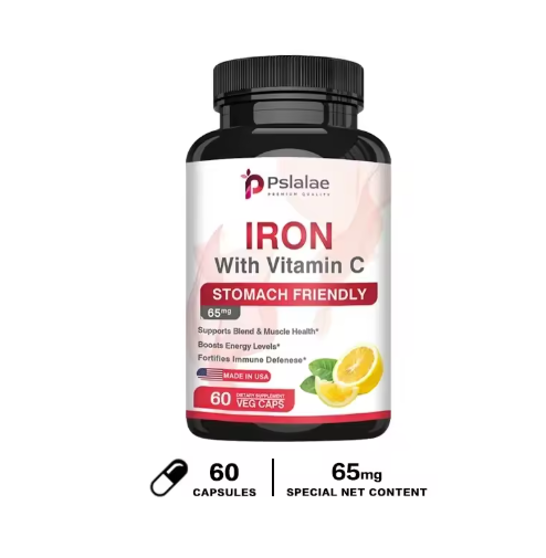 Iron and Vitamin C Supplements - Increase Energy, Improve Focus, and Improve Immune Function