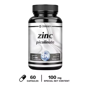 Zinc Picolinate Capsules - Boosts Immune Support, Sleep & Energy
