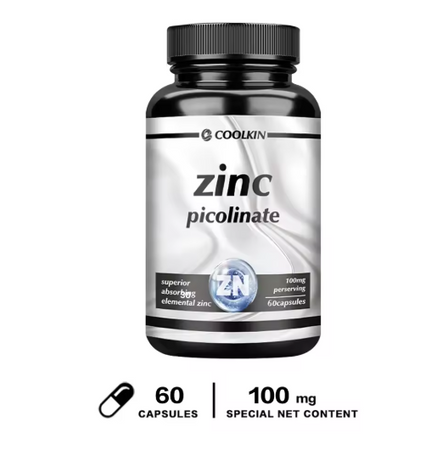 Zinc Picolinate Capsules - Boosts Immune Support, Sleep & Energy